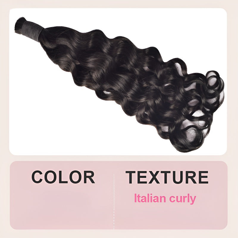 100% Human Hair Braiding Bulk Hair Real Hair Wig Human Hair