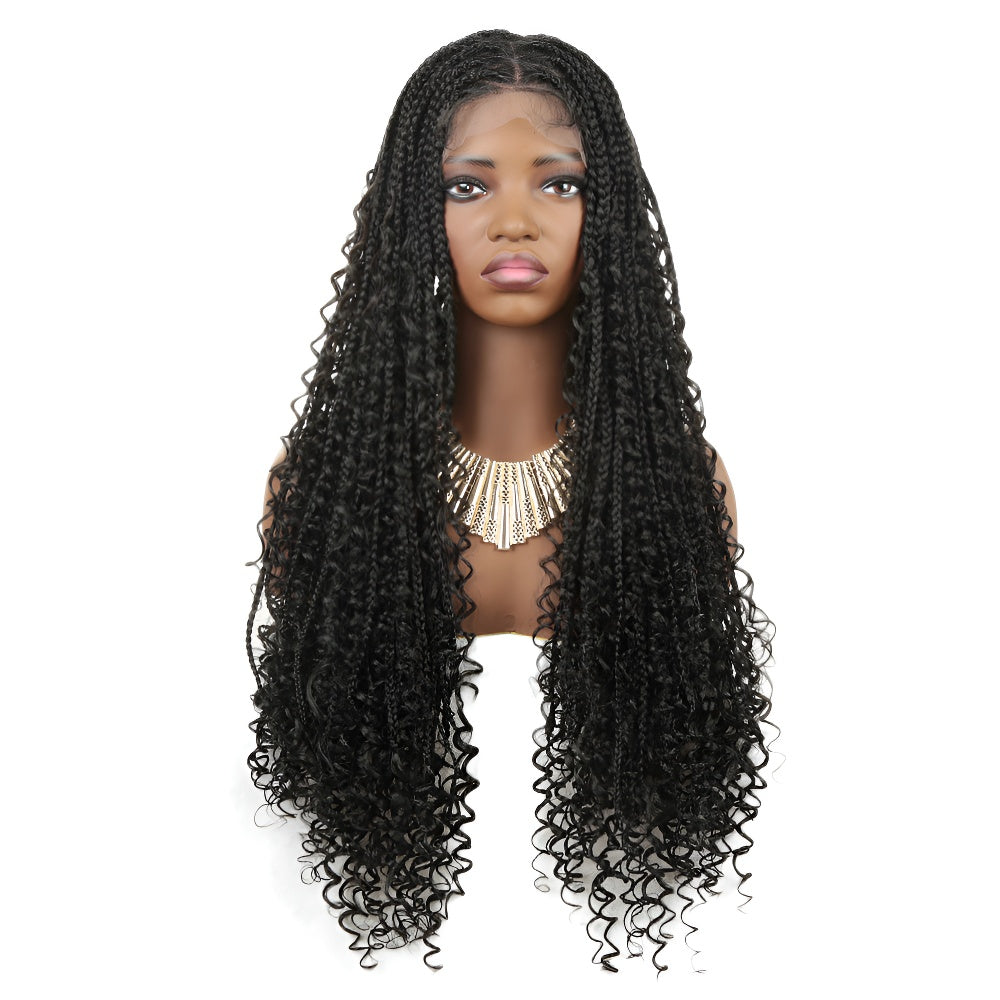 3 Hand-Woven Wig Headband Braids Women's Dreadlocks Goddess Locs Three-Strand River Locs