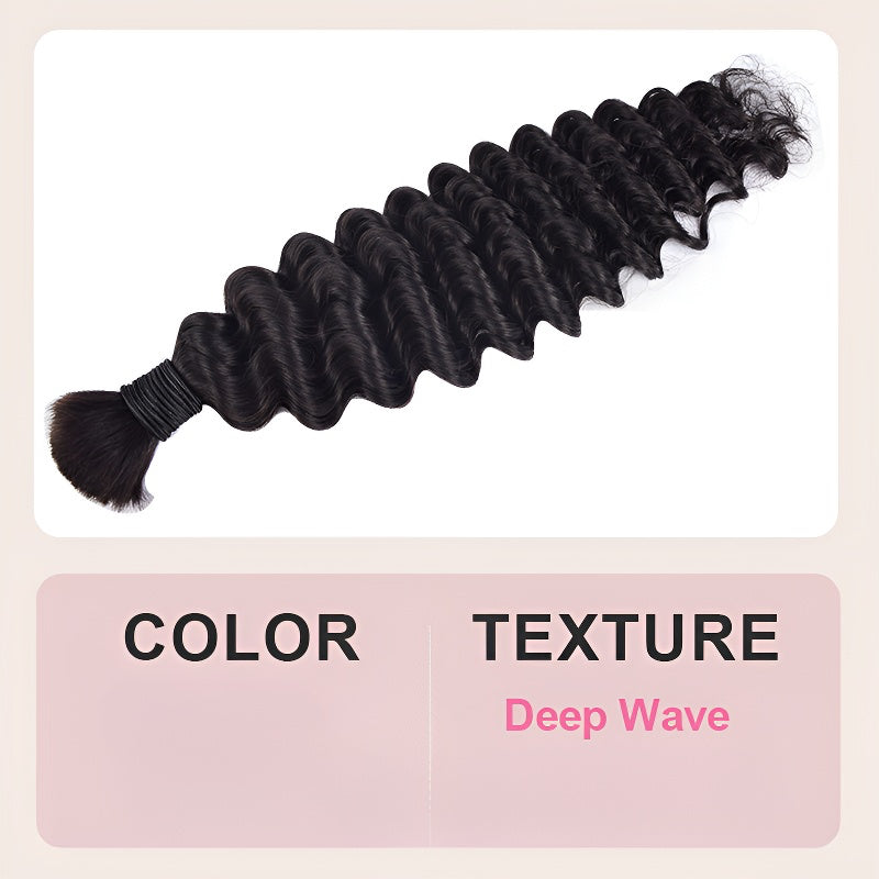 100% Human Hair Braiding Bulk Hair Real Hair Wig Human Hair