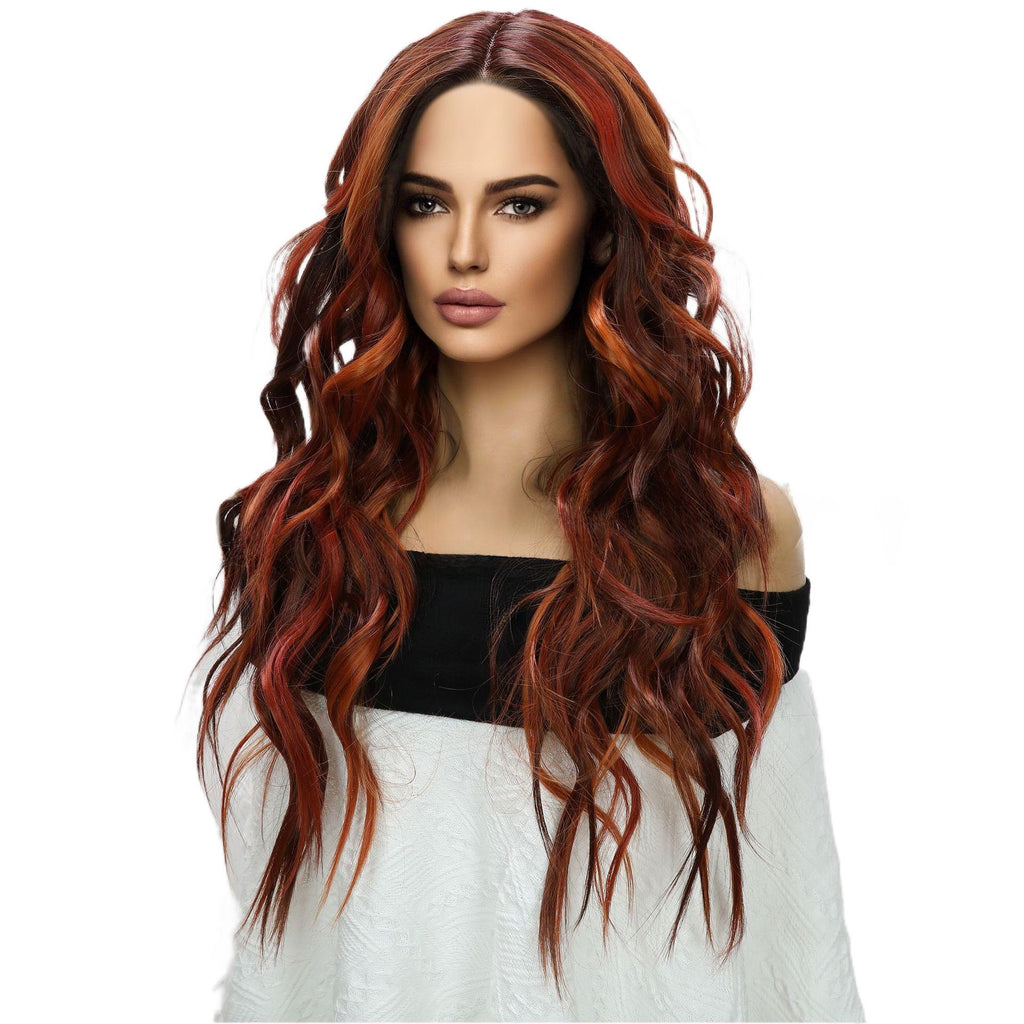 Fashion Lace Front Wig Coffee Color Curly Hair Hot-Selling Wig