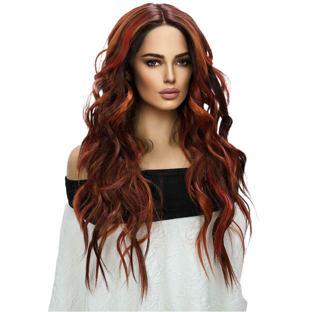 Fashion Lace Front Wig Coffee Color Curly Hair Hot-Selling Wig