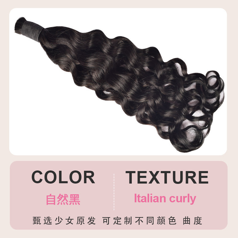 100% Human Hair Braiding Bulk Hair Real Hair Wig Human Hair