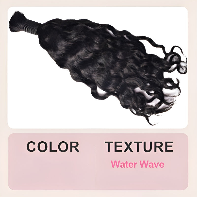 100% Human Hair Braiding Bulk Hair Real Hair Wig Human Hair
