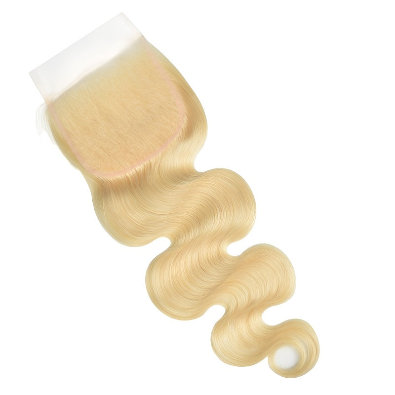 Real Human Hair Wig Hair Block 613 Transparent Lace Human Hair Women's Permable and Dyeable Hairpiece