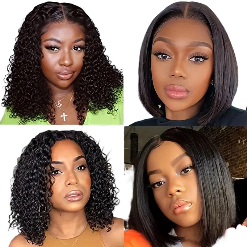 Front Lace Wig Fashion Small Curly Short Curly Hair Natural Hairpiece