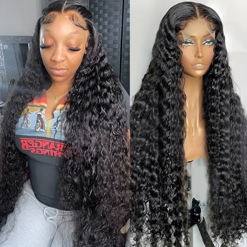 Fashion Lace Front 13*4 Full Wig Hot-Selling Small Curly Tube Long Curly Wig