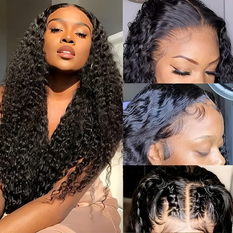Fashion Lace Front 13*4 Full Wig Hot-Selling Small Curly Tube Long Curly Wig