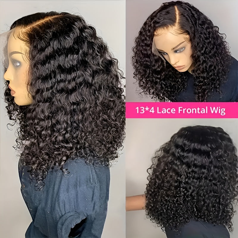 Front Lace Wig Fashion Small Curly Short Curly Hair Natural Hairpiece
