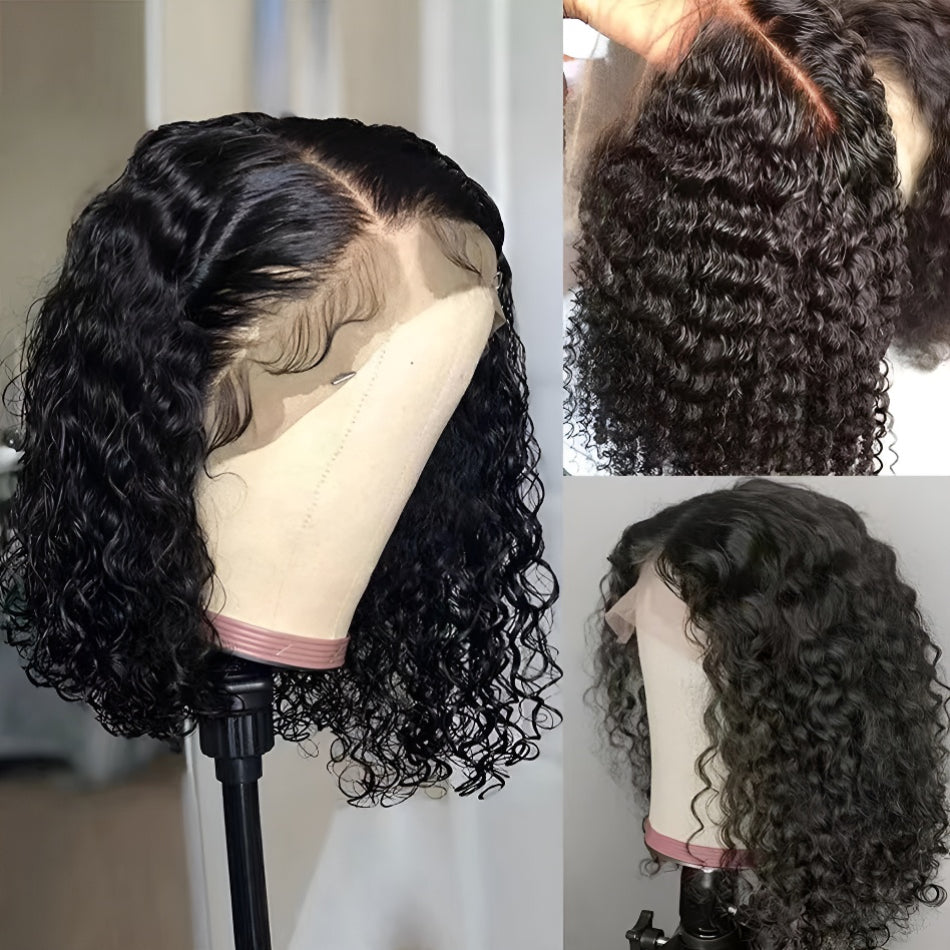 Wig Lace Front Hot-Selling Small Curly Wig Lace Cap Wig