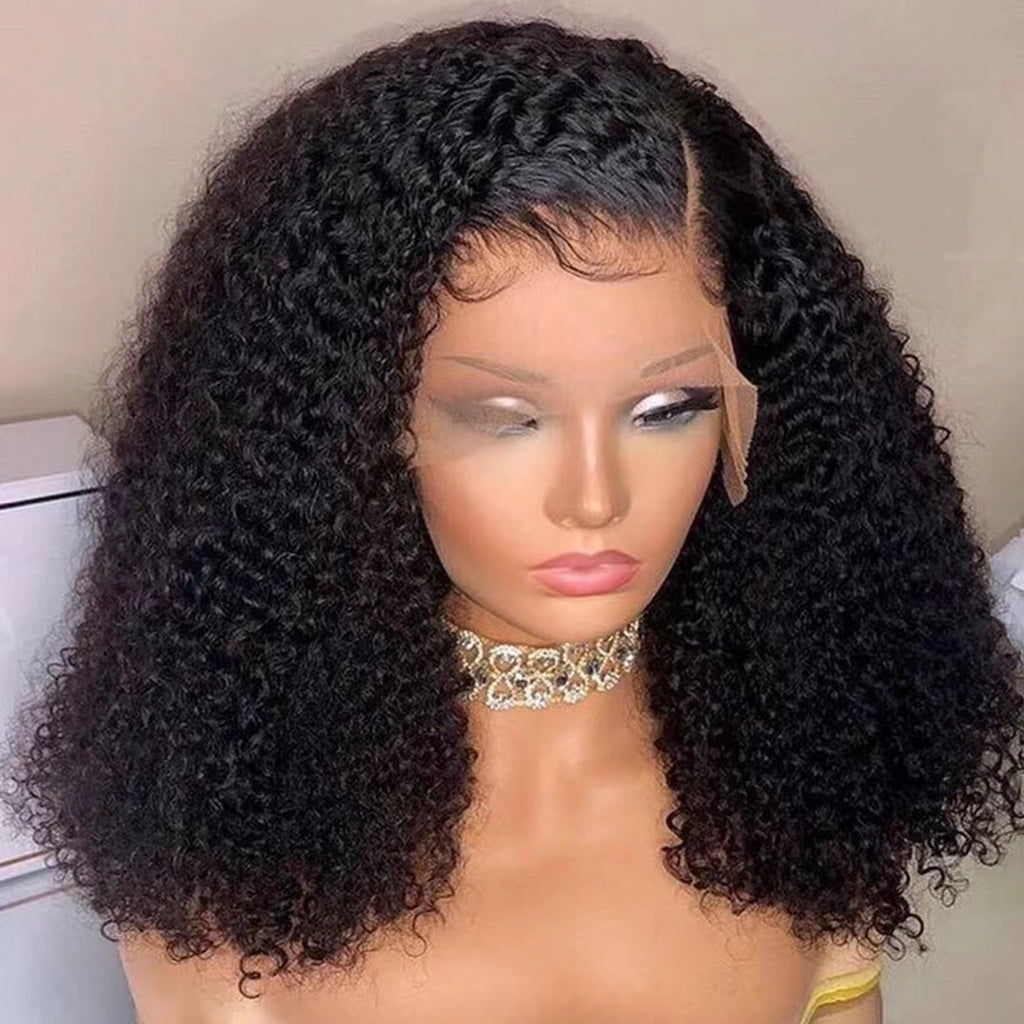 Wig Lace Front Hot-Selling Small Curly Wig Lace Cap Wig