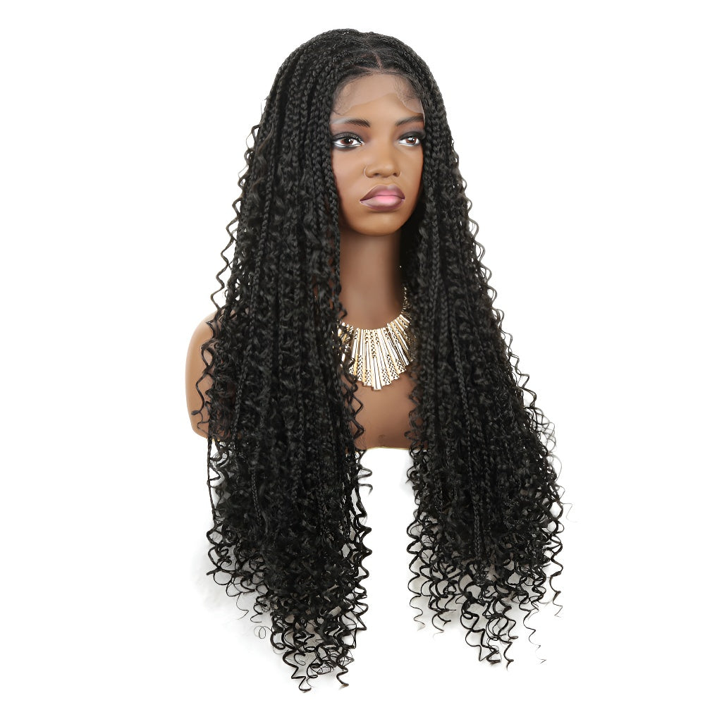 3 Hand-Woven Wig Headband Braids Women's Dreadlocks Goddess Locs Three-Strand River Locs
