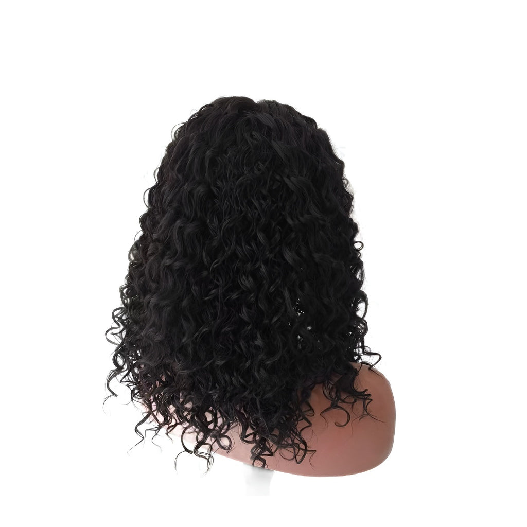 Wigs Short Curly Hair Wig High Quality Rose Net Simulation Scalp Wig