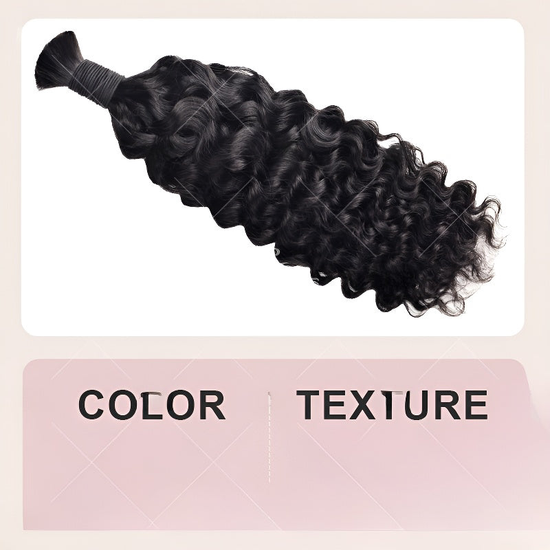 100% Human Hair Braiding Bulk Hair Real Hair Wig Human Hair