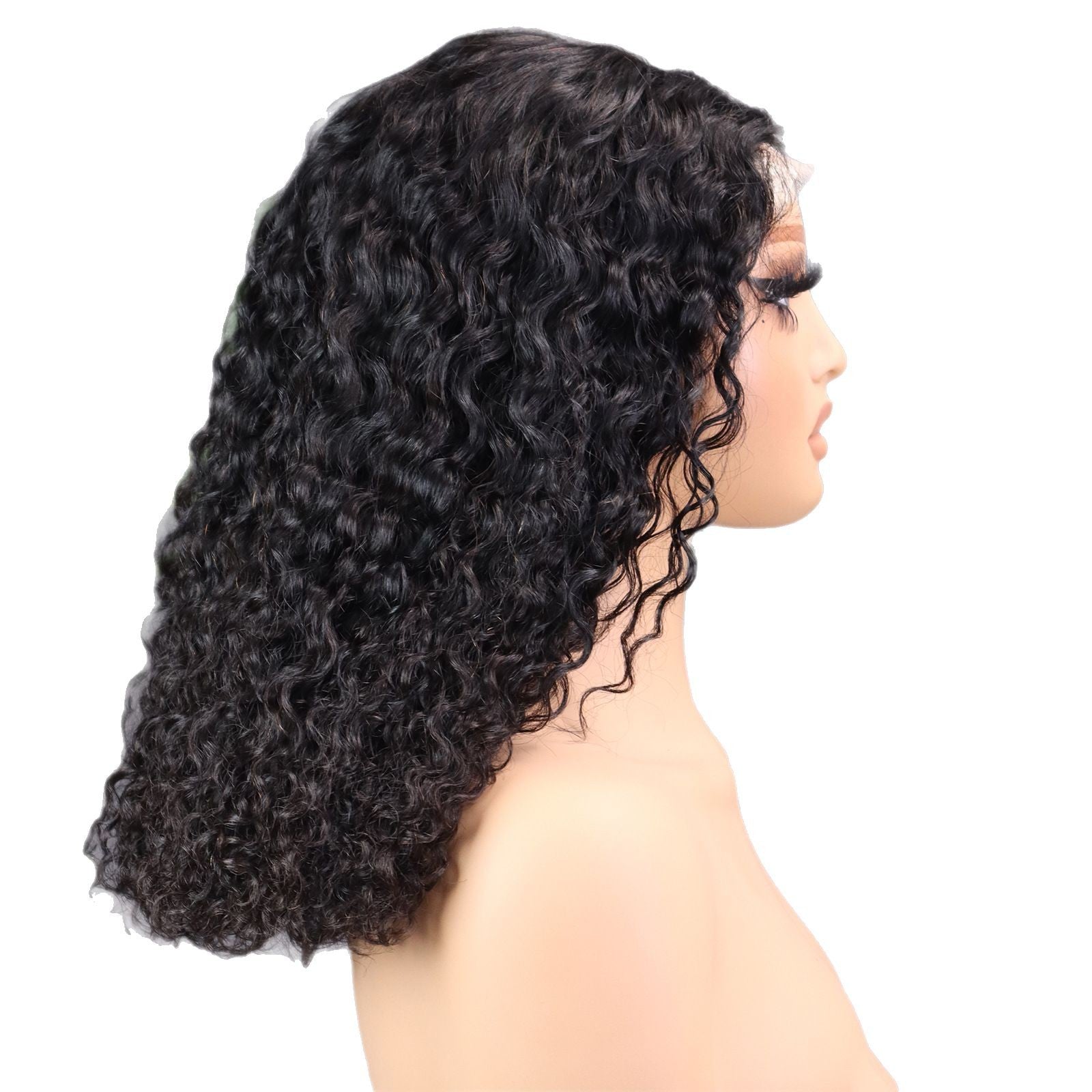 200% Density Pixie Curly Wigs 5x5 Lace Wig SDD Wig Small Curly Wig