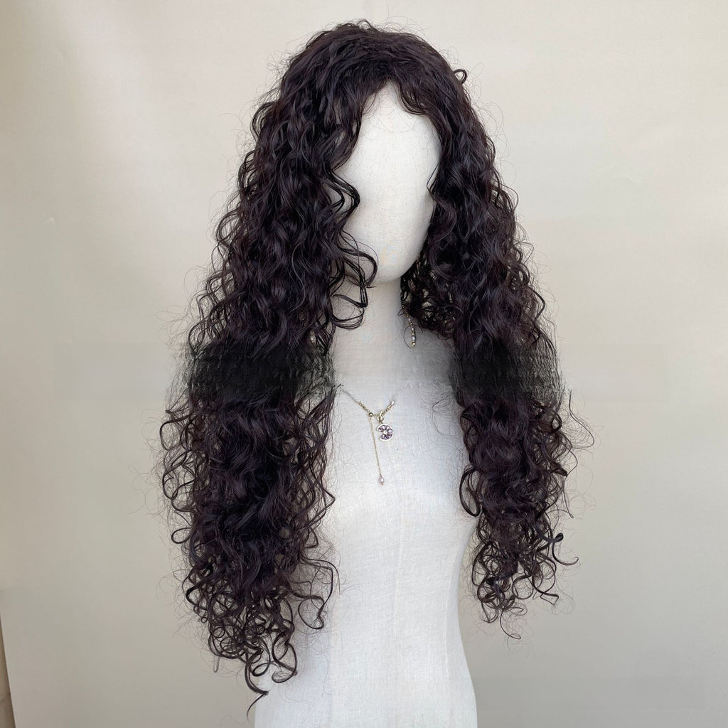 Wig Black Brown Latin American Curly Wig Long Curly Hair Wig