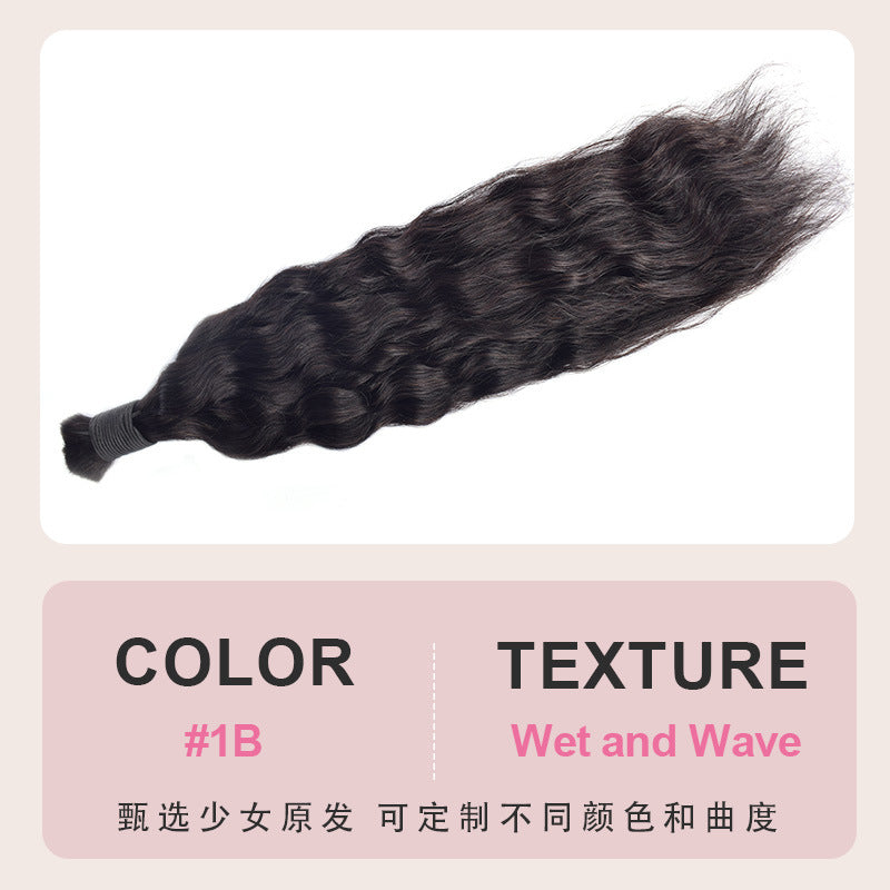 100% Human Hair Braiding Bulk Hair Real Hair Wig Human Hair