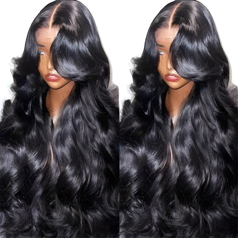 12A Front Lace Wig Women's Middle Part Big Wave Long Curly Full Wig