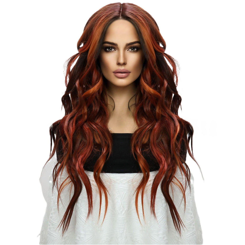 Fashion Lace Front Wig Coffee Color Curly Hair Hot-Selling Wig