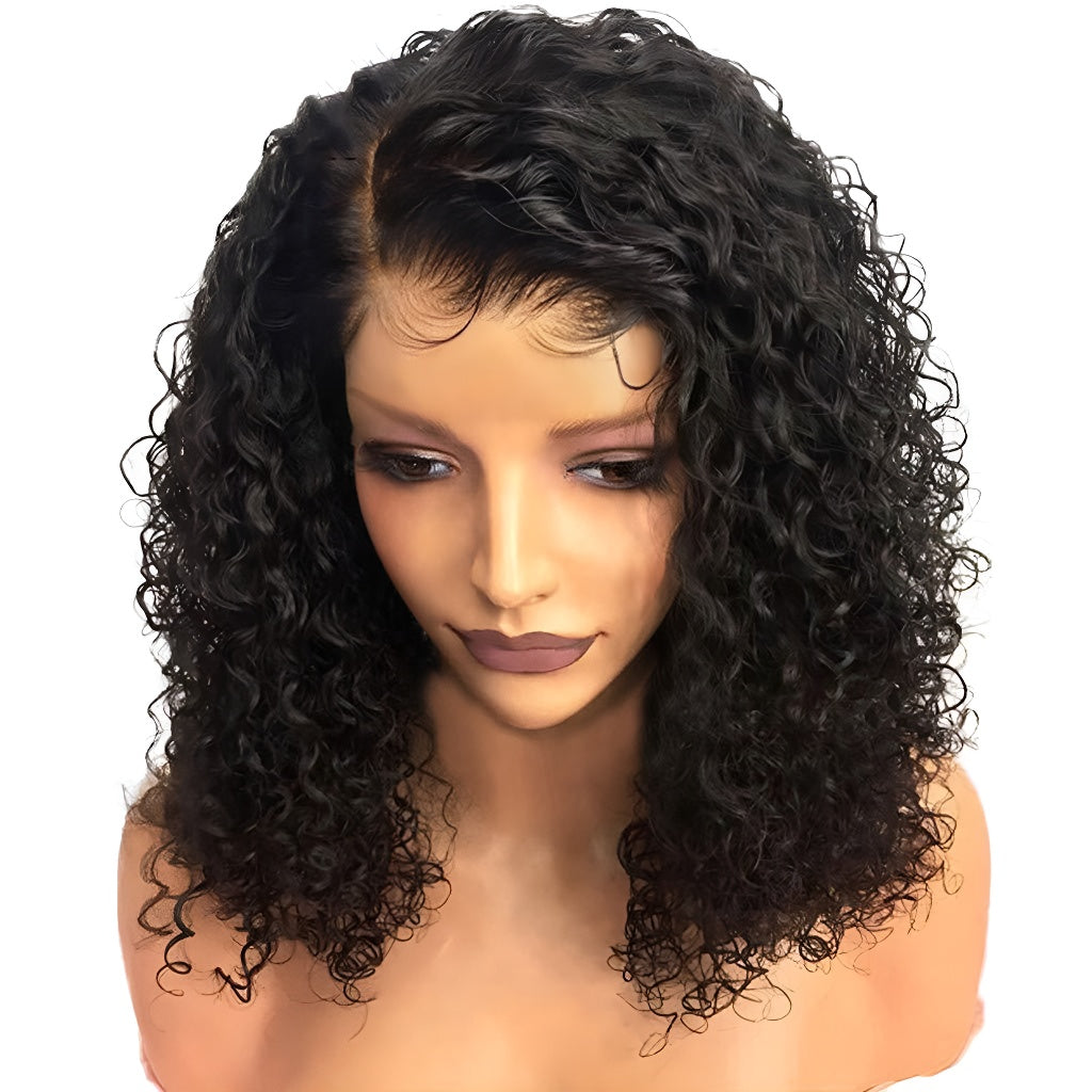 Short Curly Wig Hai Wig for Women Short Curly Hair Front Lace Wig Full Head Wig