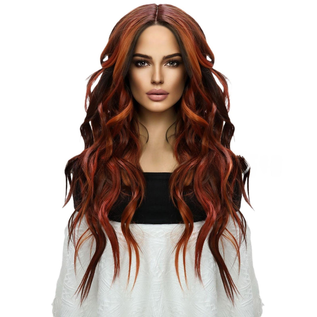 Fashion Lace Front Wig Coffee Color Curly Hair Hot-Selling Wig