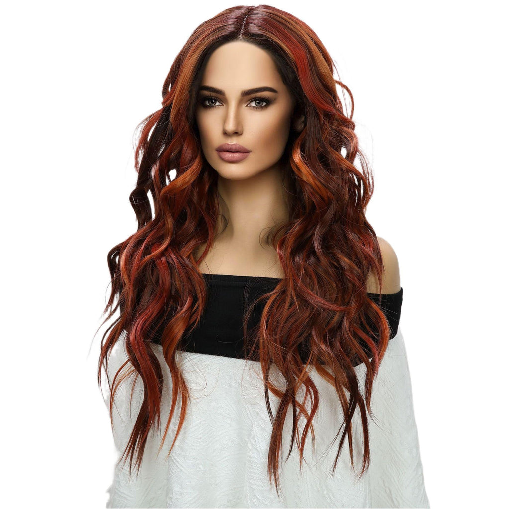 Fashion Lace Front Wig Coffee Color Curly Hair Hot-Selling Wig