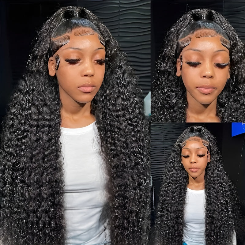 Fashion Front Lace Edge 13*4 Wig Hot Selling Small Curl Wrap Tube Afro Wig