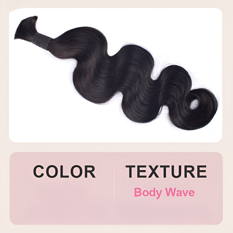 100% Human Hair Braiding Bulk Hair Real Hair Wig Human Hair