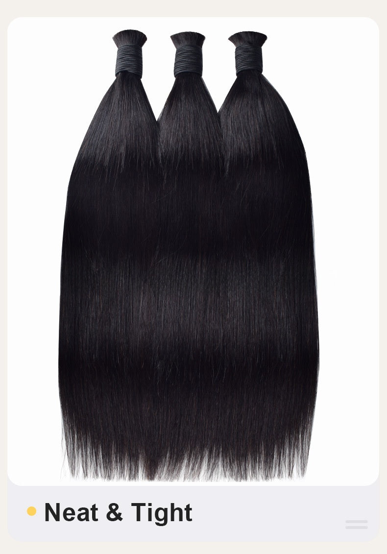 100% Human Hair Braiding Bulk Hair Real Hair Wig Human Hair