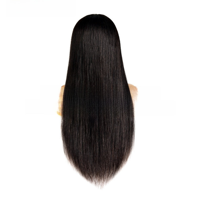 Headgear Straight Wigs Brazilian Hair Real Human Hair Long Straight Wig