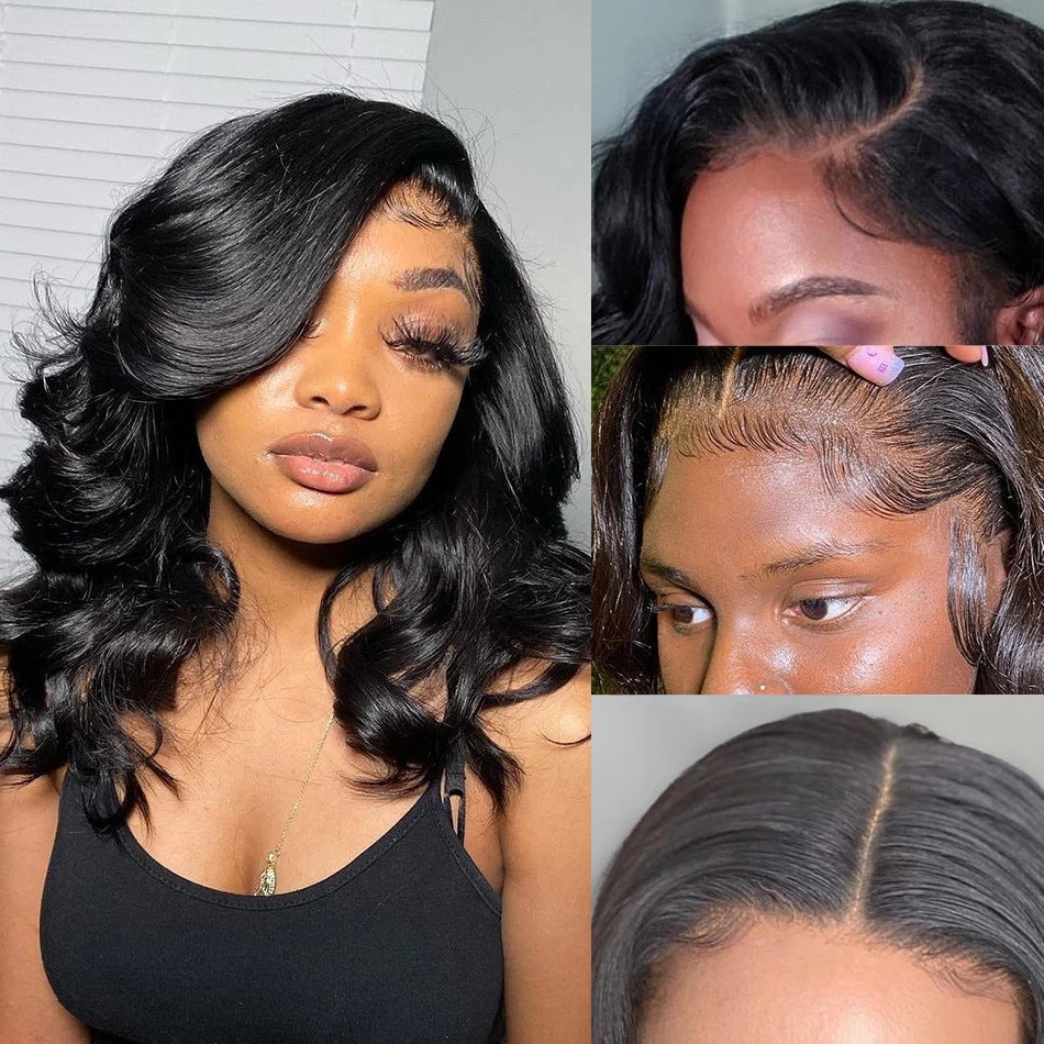 New Wig Women's Wig Small Lace Side Part H Brown Natural Long Curly Wig Cap