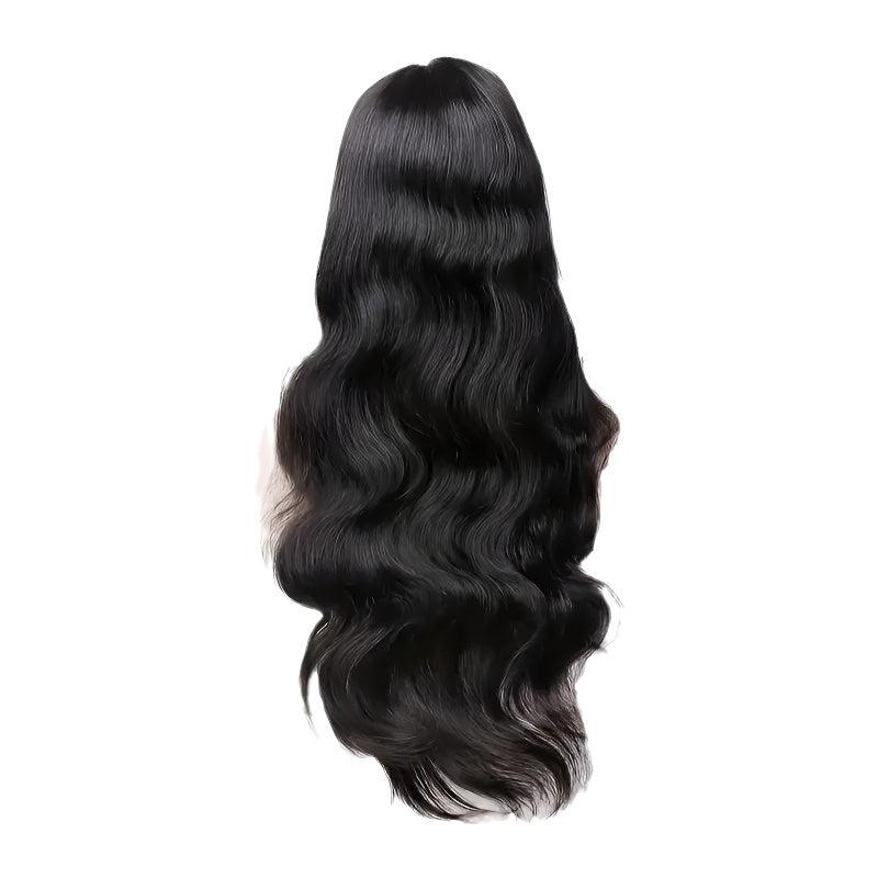 12A Front Lace Wig Women's Middle Part Big Wave Long Curly Full Wig